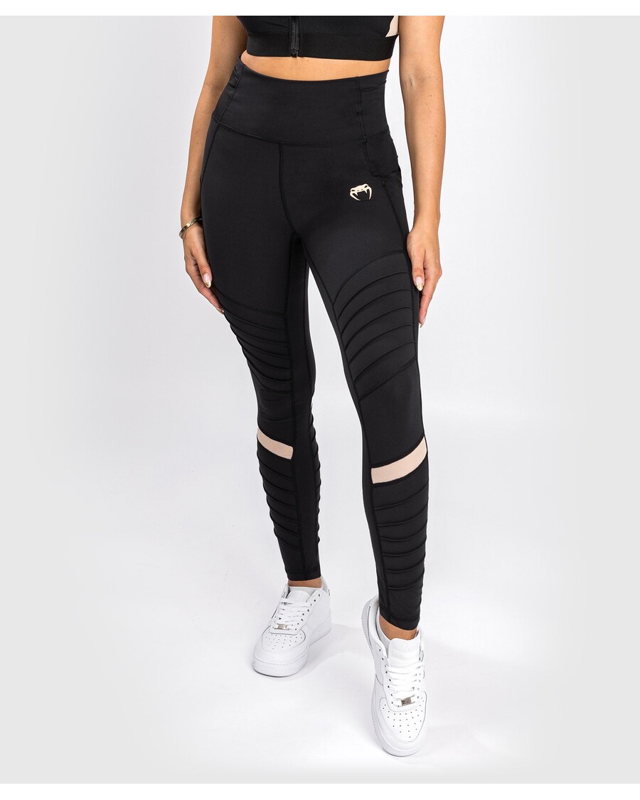 Venum Moto Leggings - For Women - Black/Sand