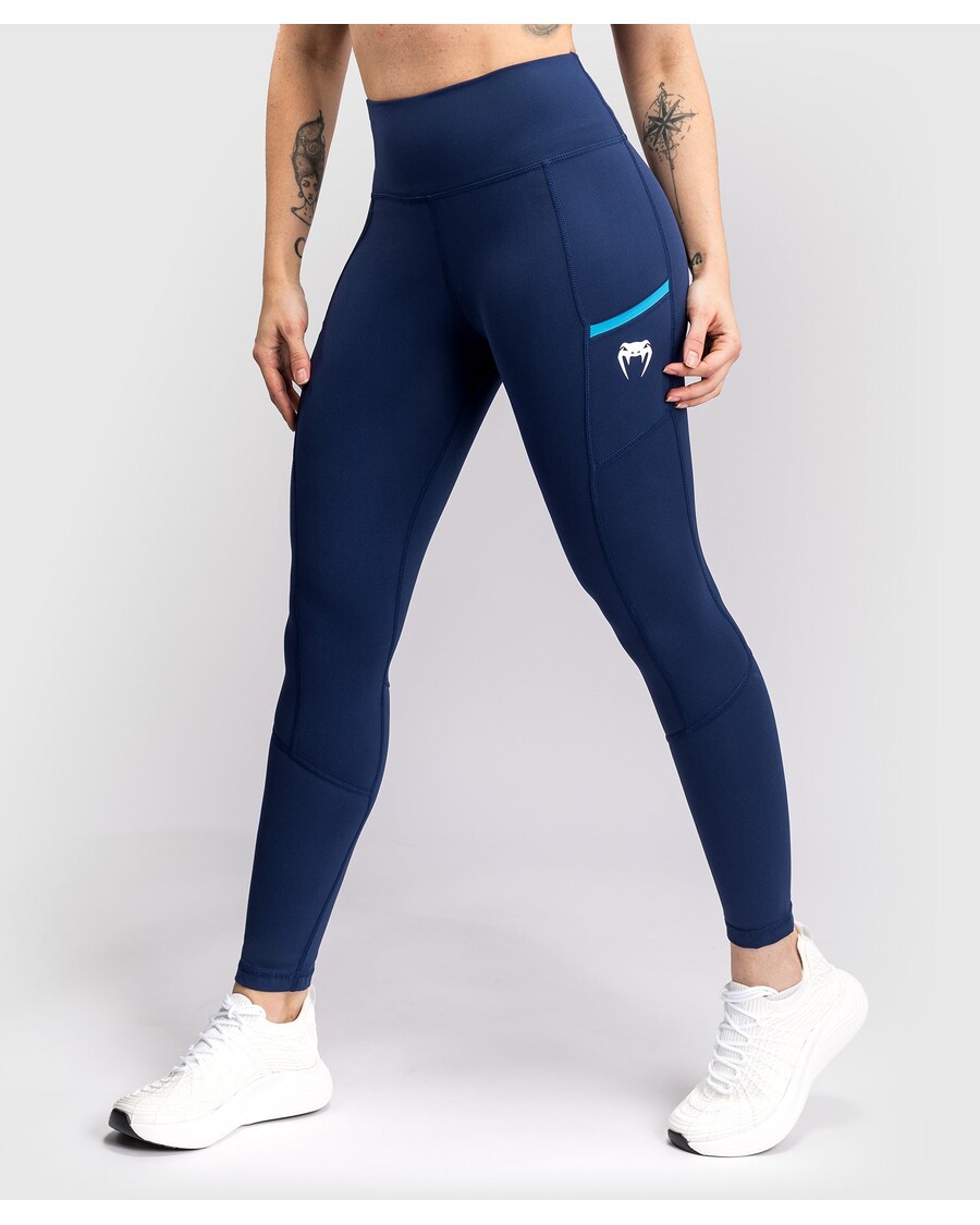 Venum X Top Rank Original Women's 7/8 Leggings - Navy Blue