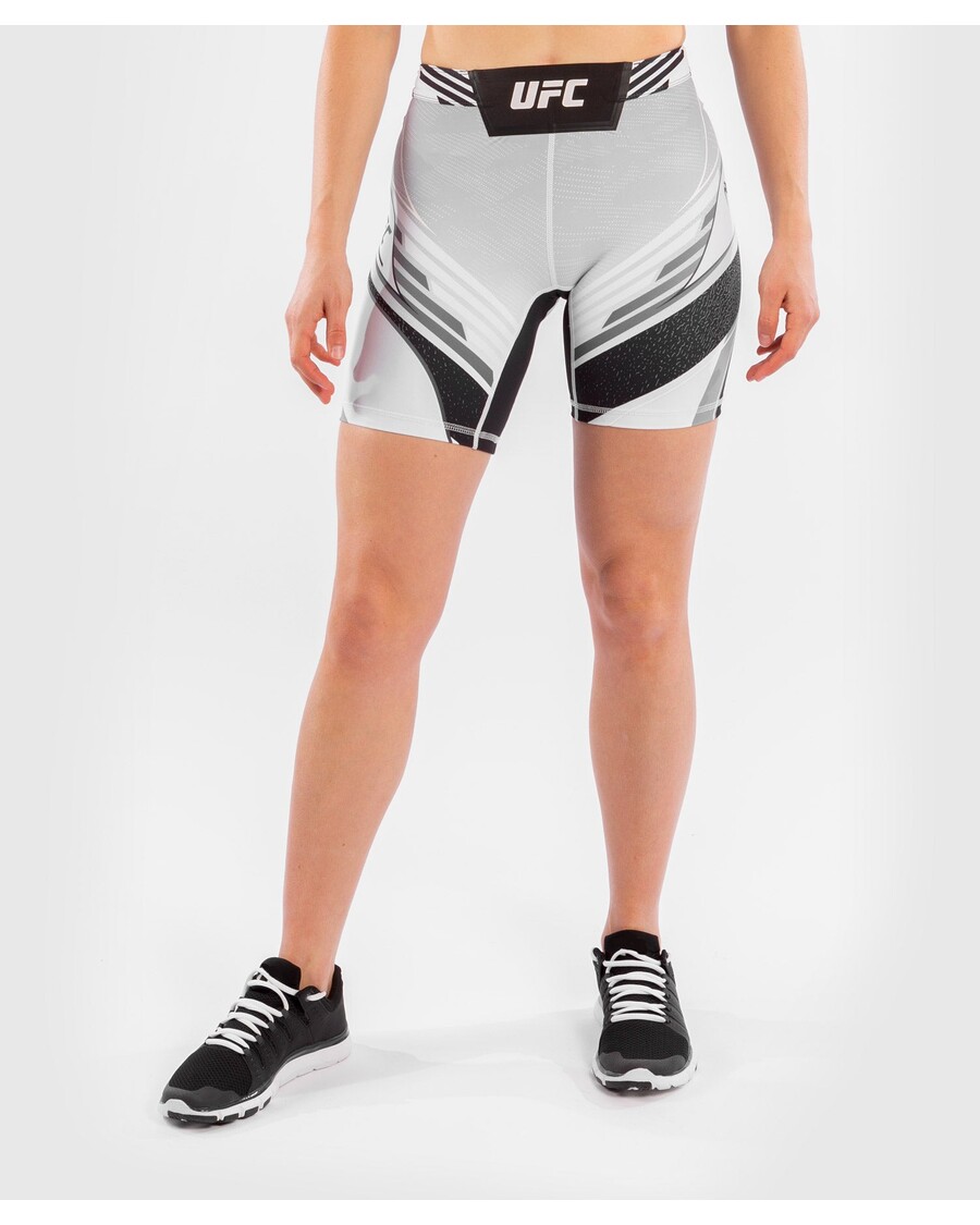 UFC Venum Authentic Fight Night Women's Vale Tudo Shorts - Long Fit - White