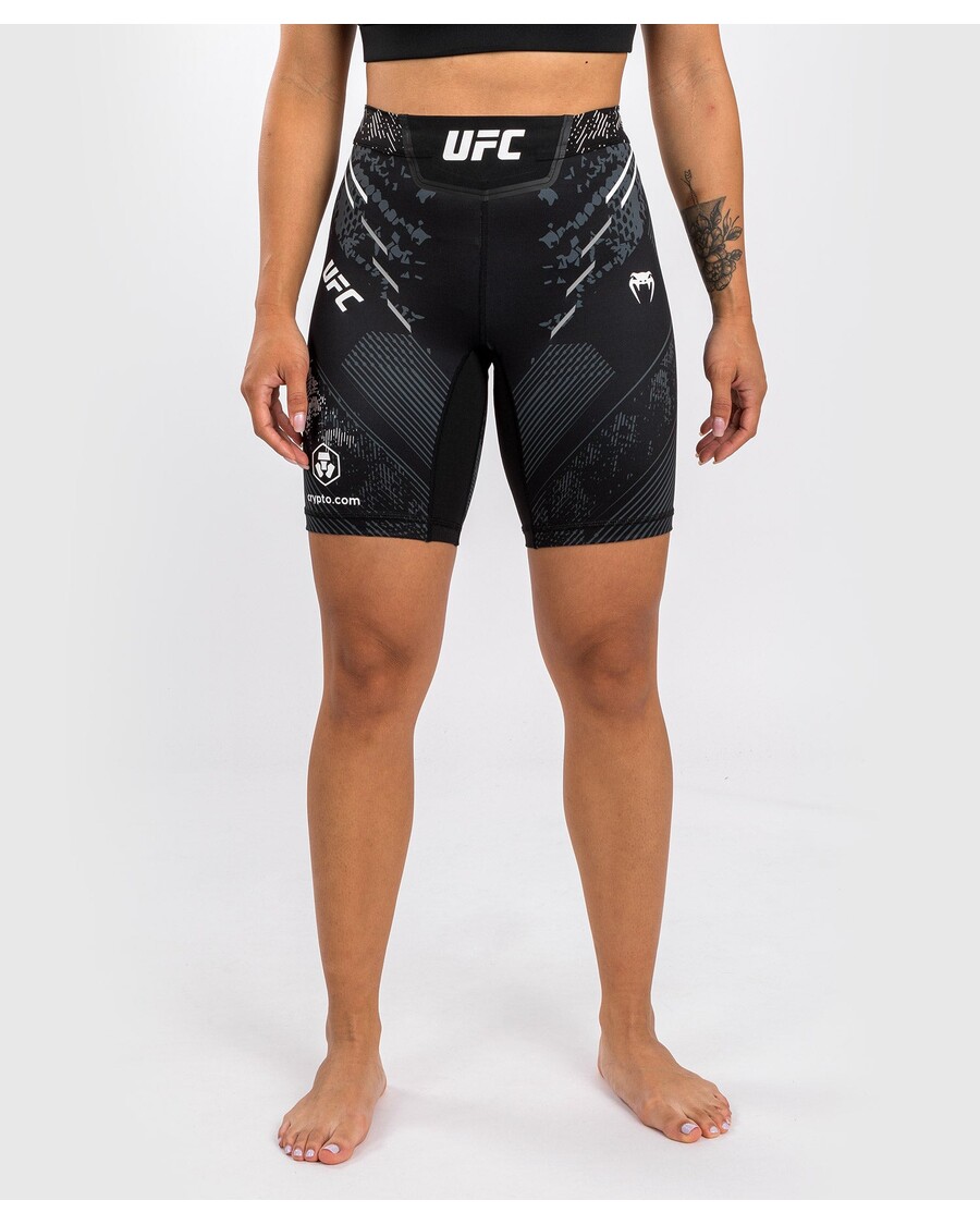 UFC Adrenaline by Venum Authentic Fight Night Women’s Vale Tudo Short - Long Fit - Black