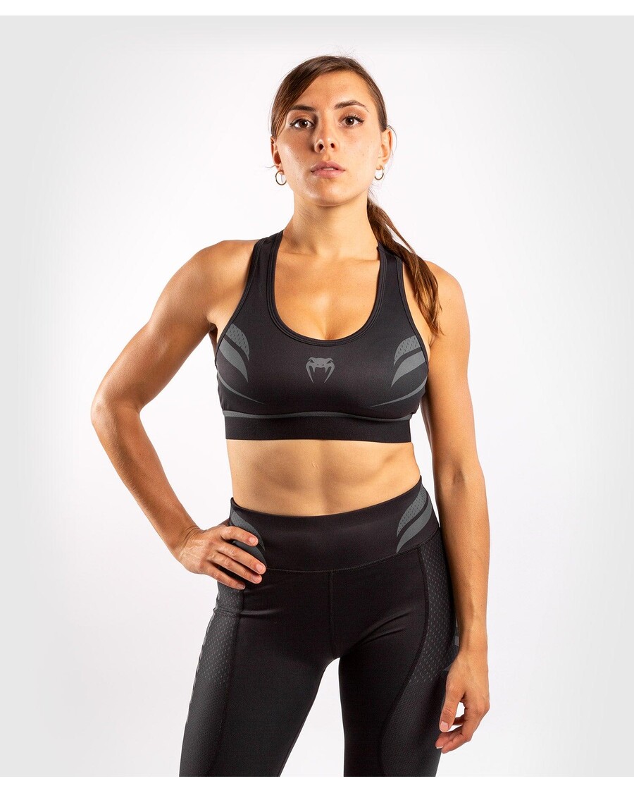 Venum ONE FC Impact Sport Bra - Black/Black