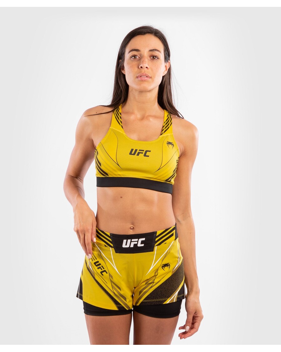 UFC Venum Authentic Fight Night Women's Sport Bra - Yellow