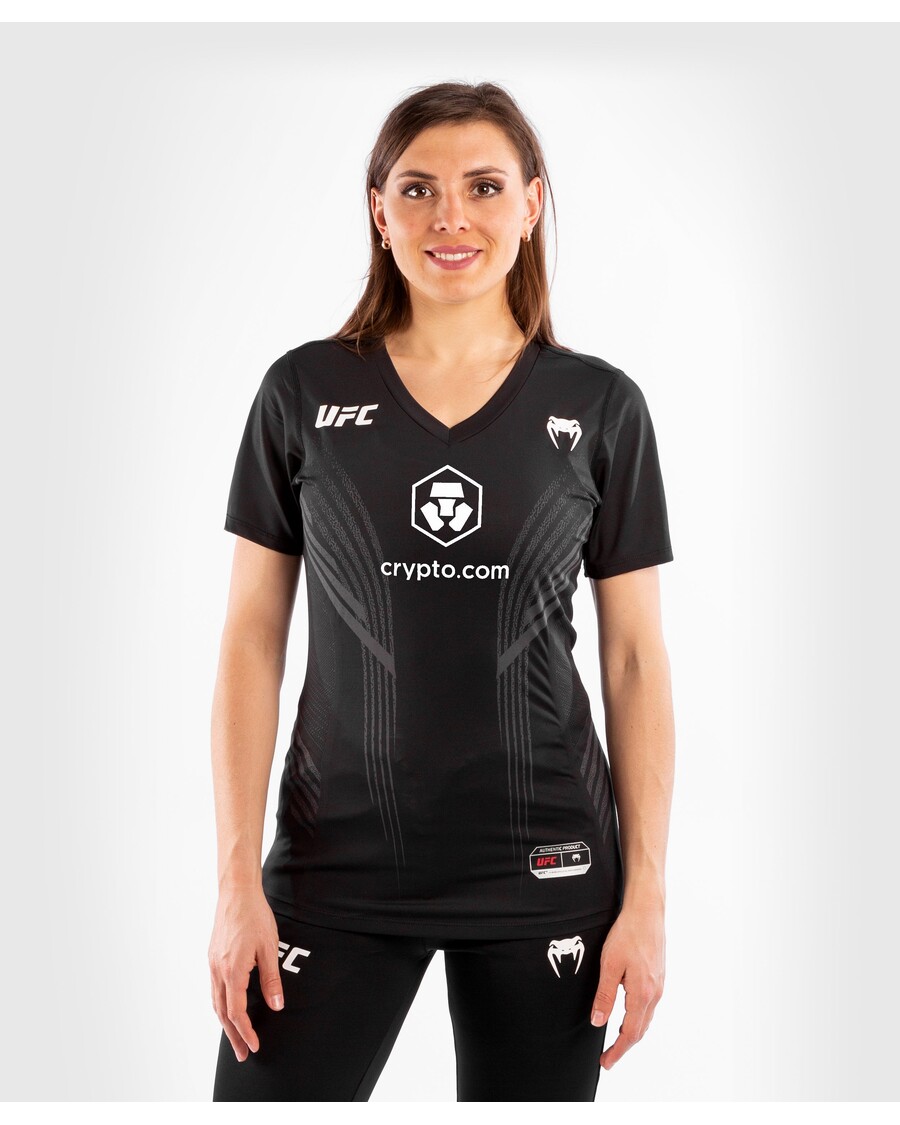 UFC Venum Authentic Fight Night Women's Walkout Jersey - Black