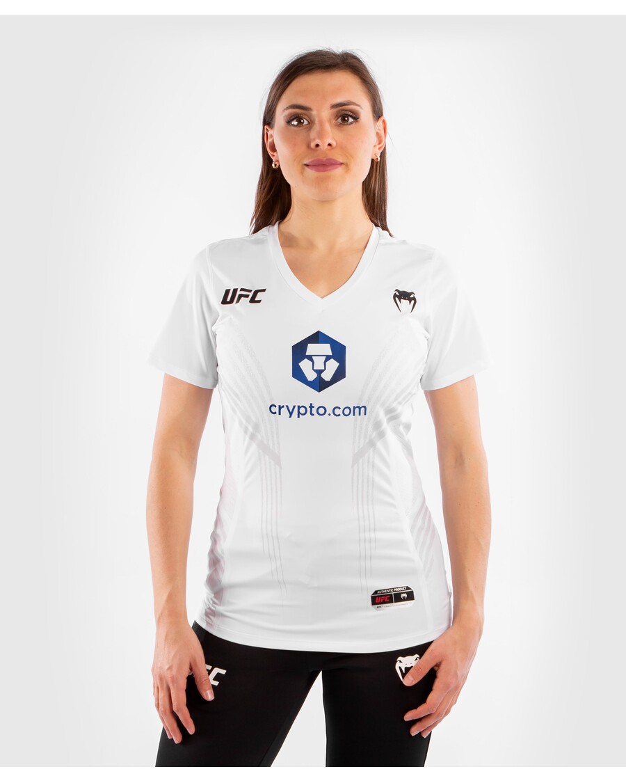 UFC Venum Authentic Fight Night Women's Walkout Jersey - White