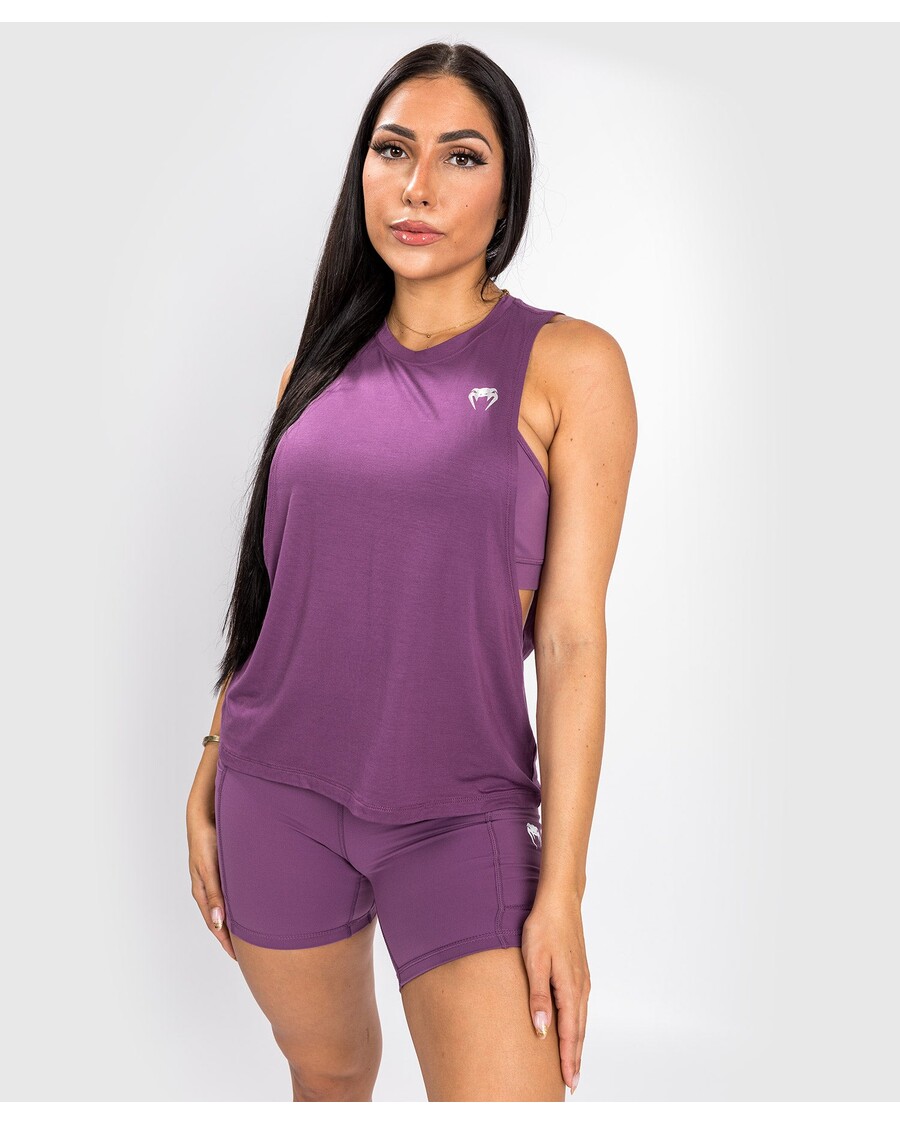 Venum Essential Women's Drop Sleeve Tank Top - Dusky Orchid/Brushed Silver