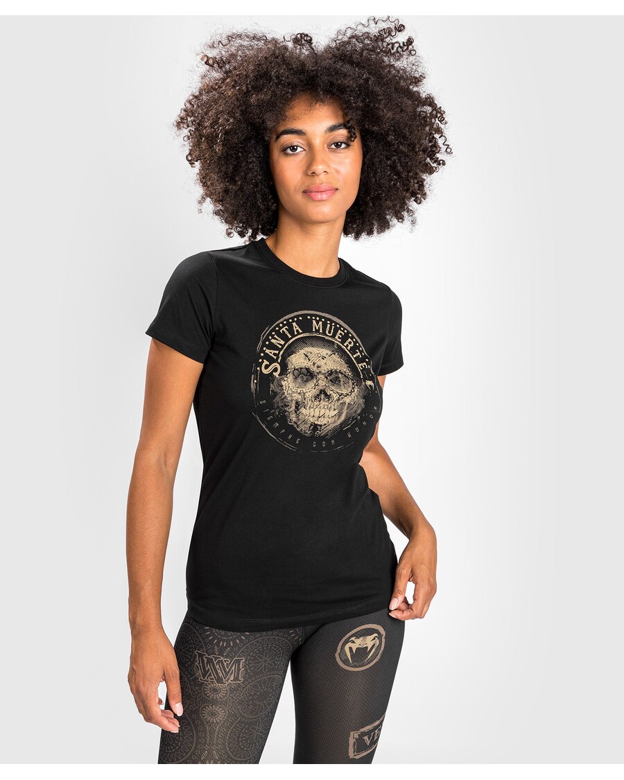 Venum Women Santa Muerte Dark Side - T-shirt - Black/Brown