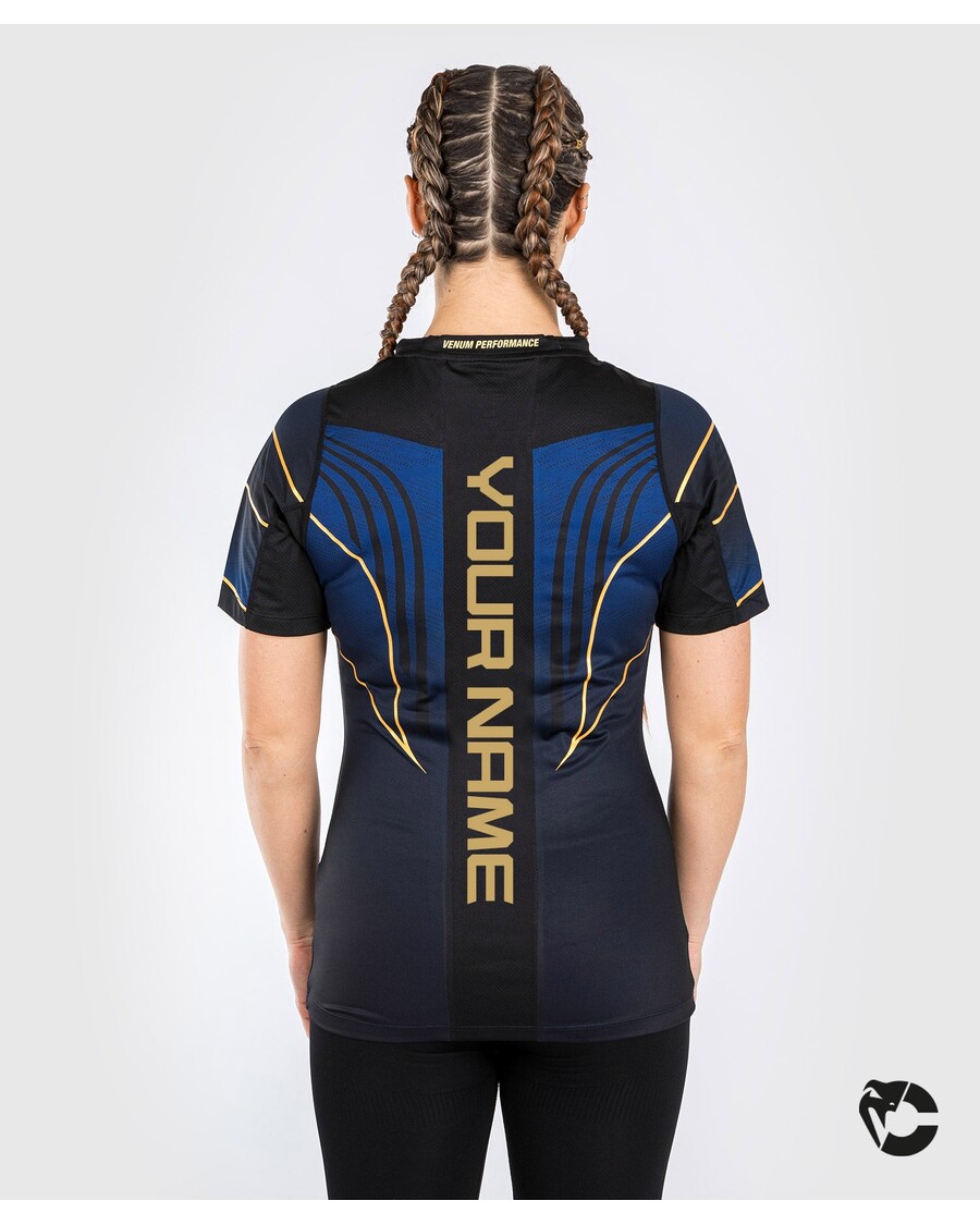 UFC Personalized Authentic Fight Night 2.0 Kit By Venum Women's Walkout Jersey - Midnight Edition - Champion