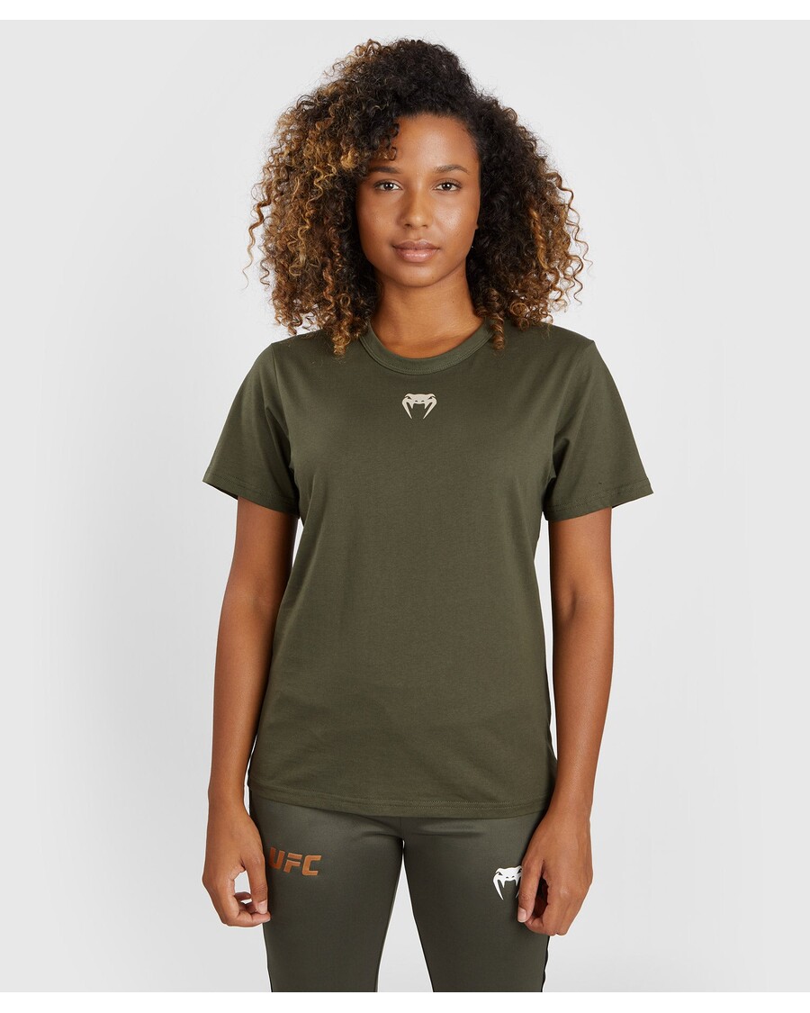 UFC Adrenaline by Venum Fight Week Women’s Short-sleeve Cotton T-shirt  - Khaki