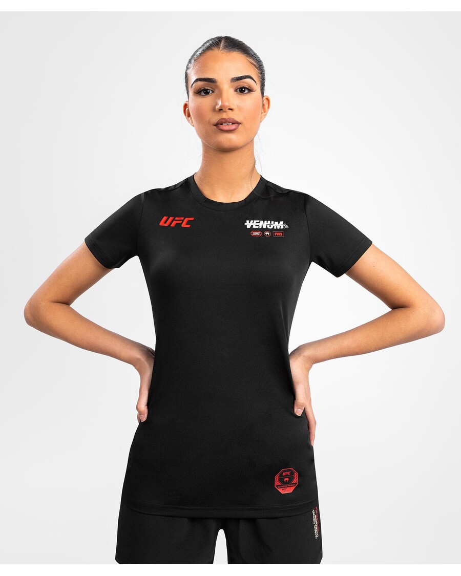 UFC Adrenaline by Venum Fight Week  Women’s Dry-Tech T-shirt - Black