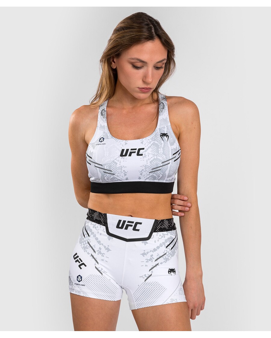 UFC Adrenaline by Venum Authentic Fight Night  Women’s Sports Bra - White