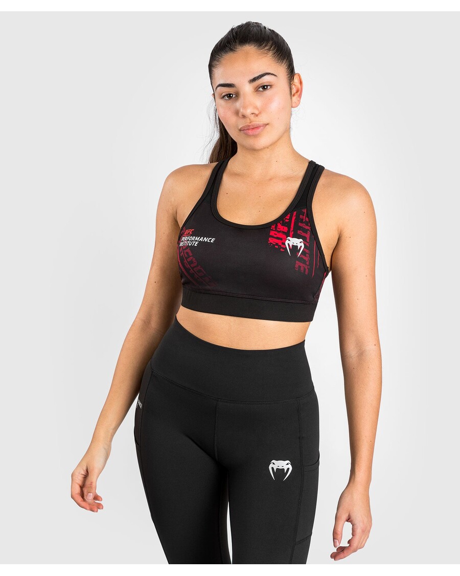 Venum UFC Performance Institute 2.0 Women’s Sport Bra - Black/Red