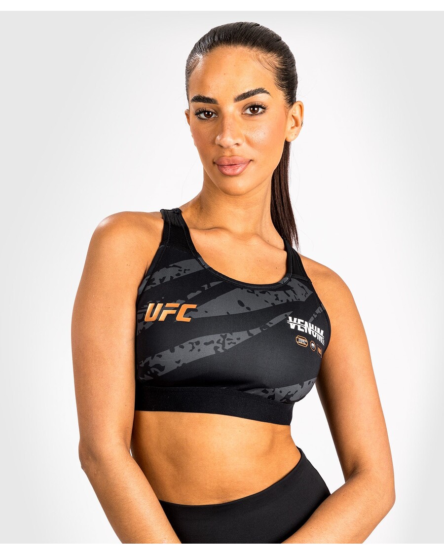 UFC Adrenaline by Venum Fight Week Women’s Sports Bra - Urban Camo