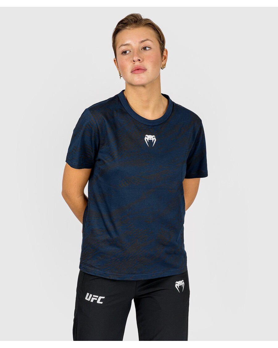 UFC Fusion by Venum Fight Week Women’s Short Sleeve Cotton T-Shirt - Oceanic Blue