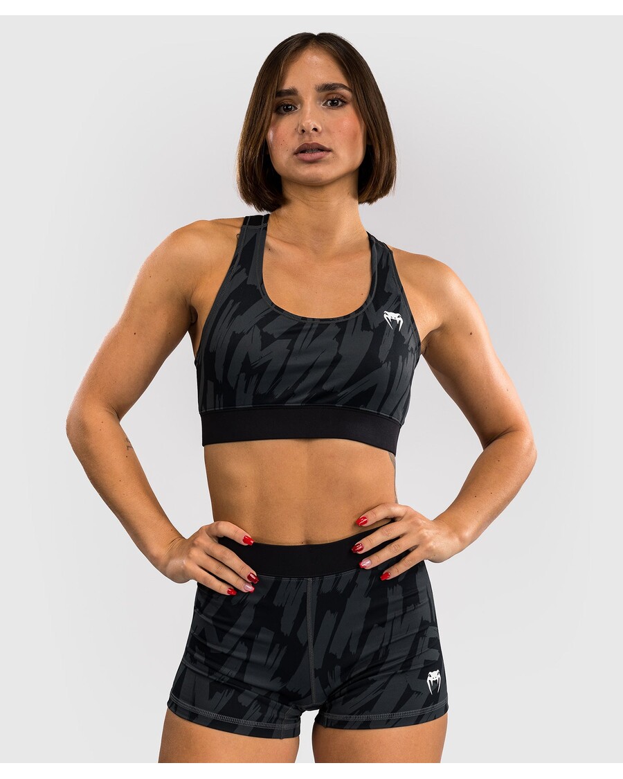 Venum Graffiti Women’s Sports Bra - Urban Charcoal