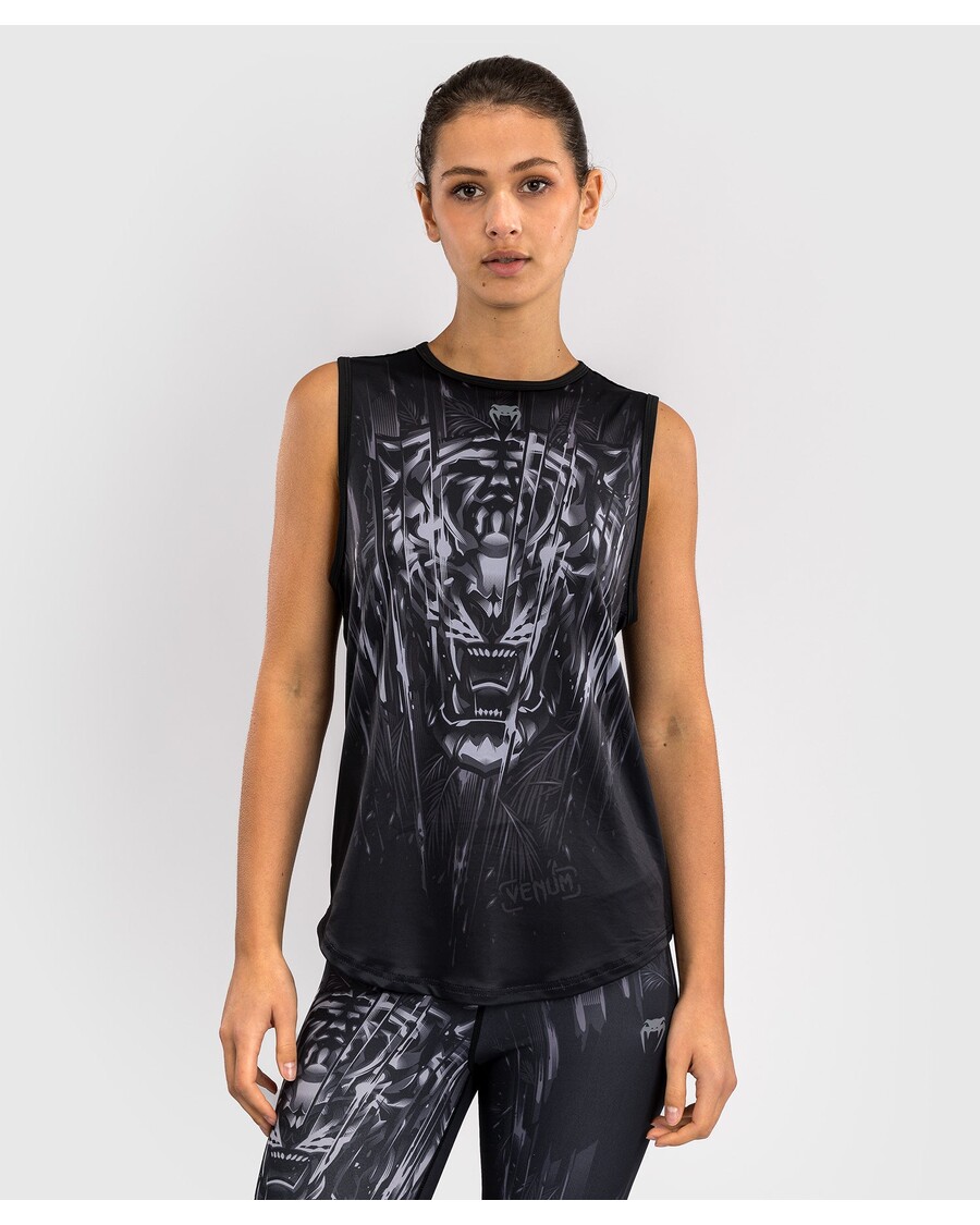 Venum Tiger Women's Tank Top - Black/Silver