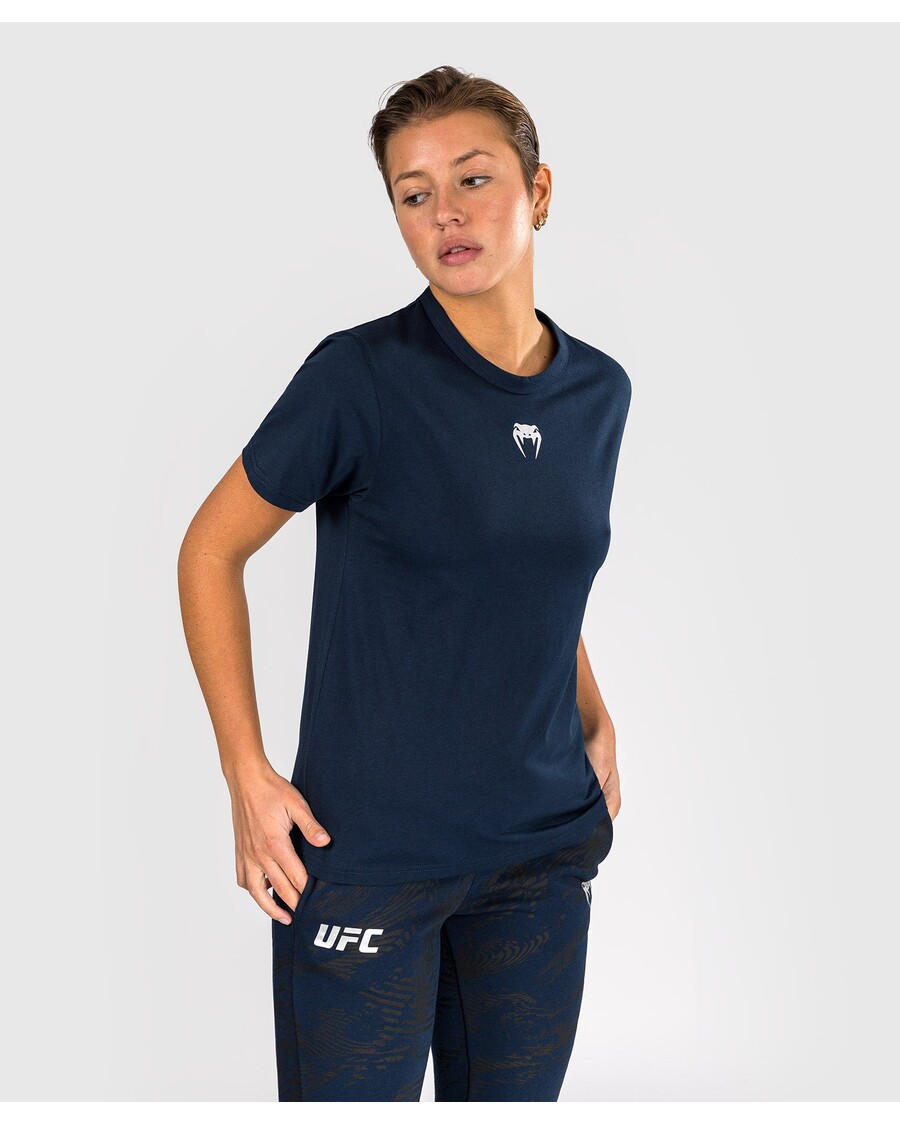 UFC Fusion by Venum Fight Week Women’s Short Sleeve Cotton T-Shirt - Solid Oceanic Blue